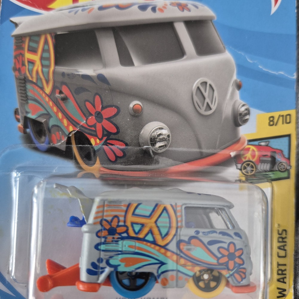 COMBI  Van Toy - Gray with Colorful Accents